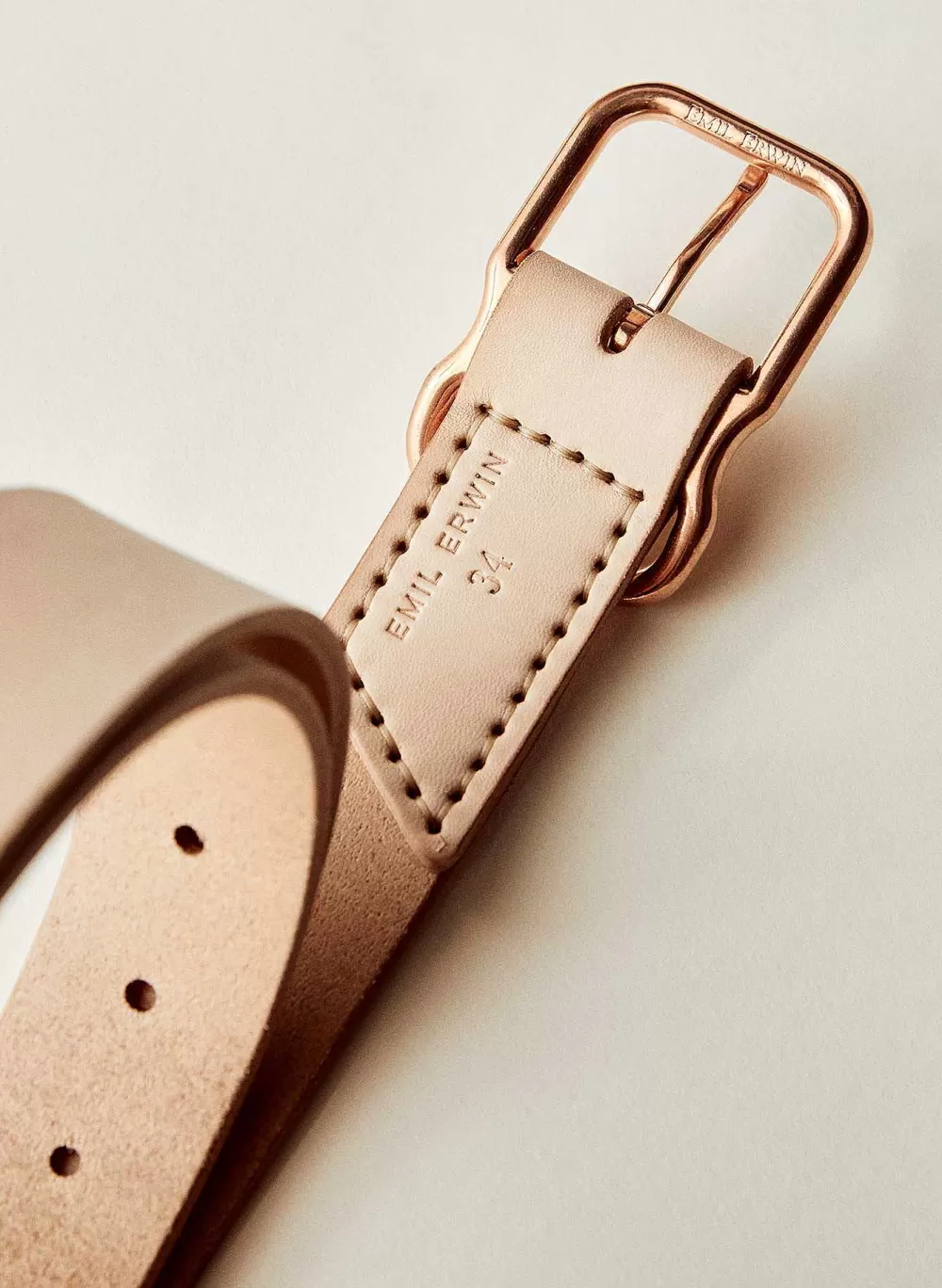 Accessories^imogene+willie Emil Erwin Signature Belt In Natural