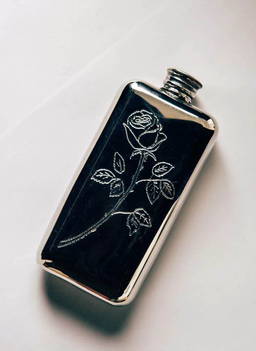 Accessories^imogene+willie Hand Engraved "Smell The Roses" Flask