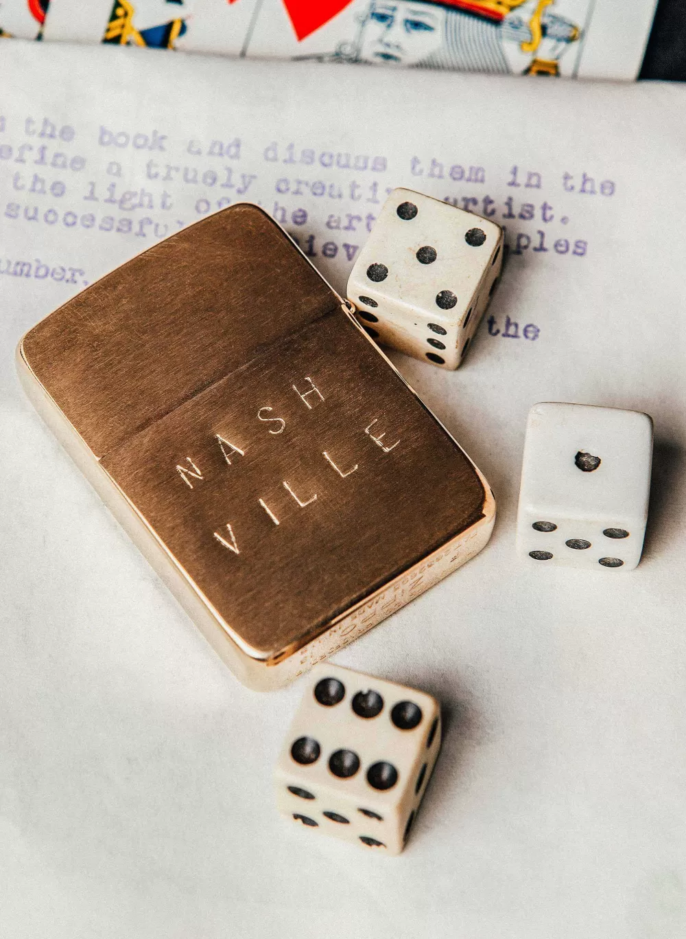 Home & Scent^imogene+willie Hand Stamped "Nashville" Zippo