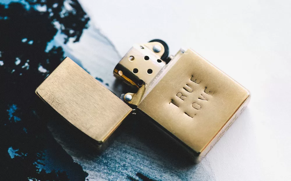 Accessories^imogene+willie Hand Stamped "True Love" Zippo