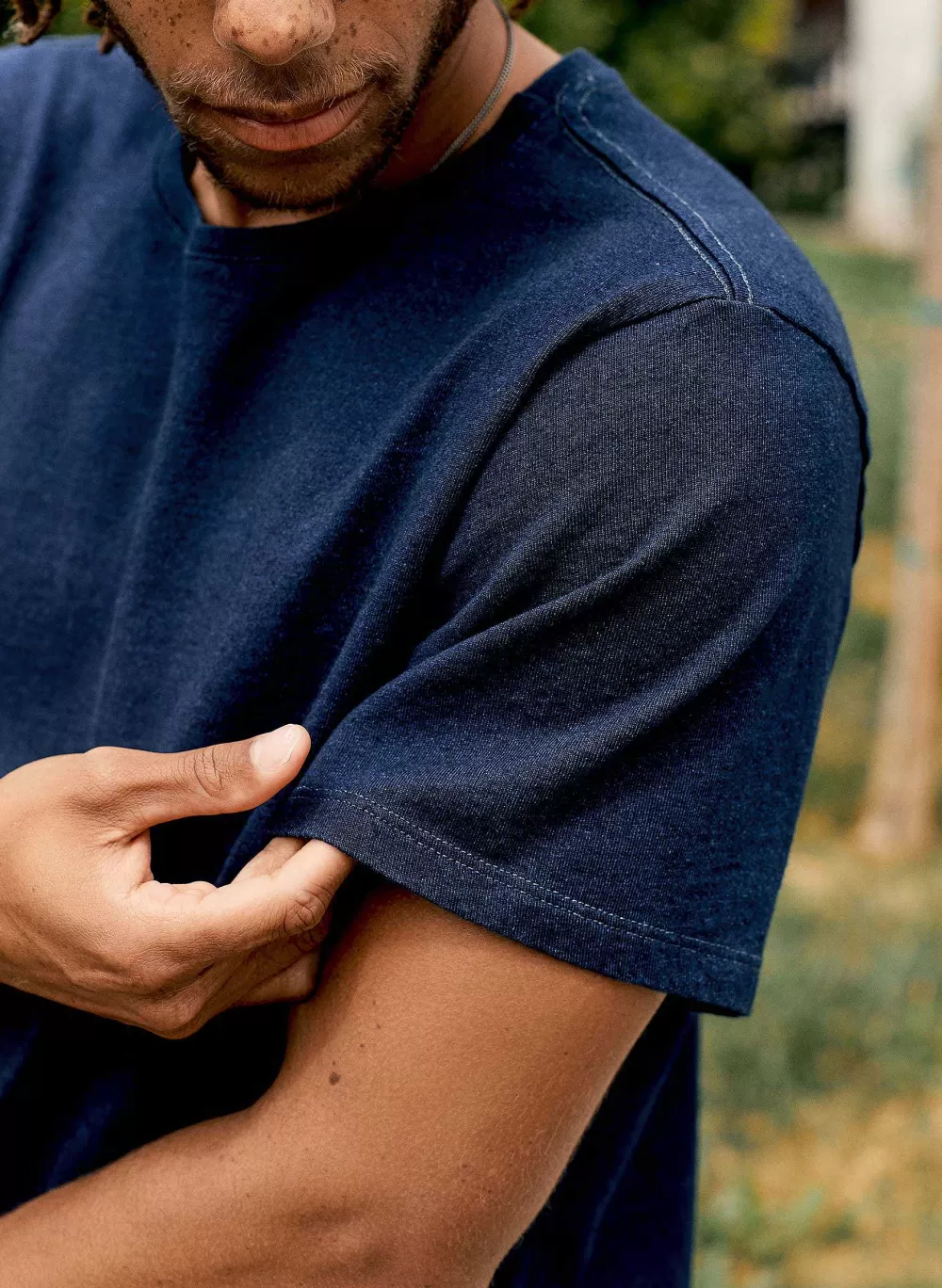 T-Shirts^imogene+willie Knit Indigo Crew