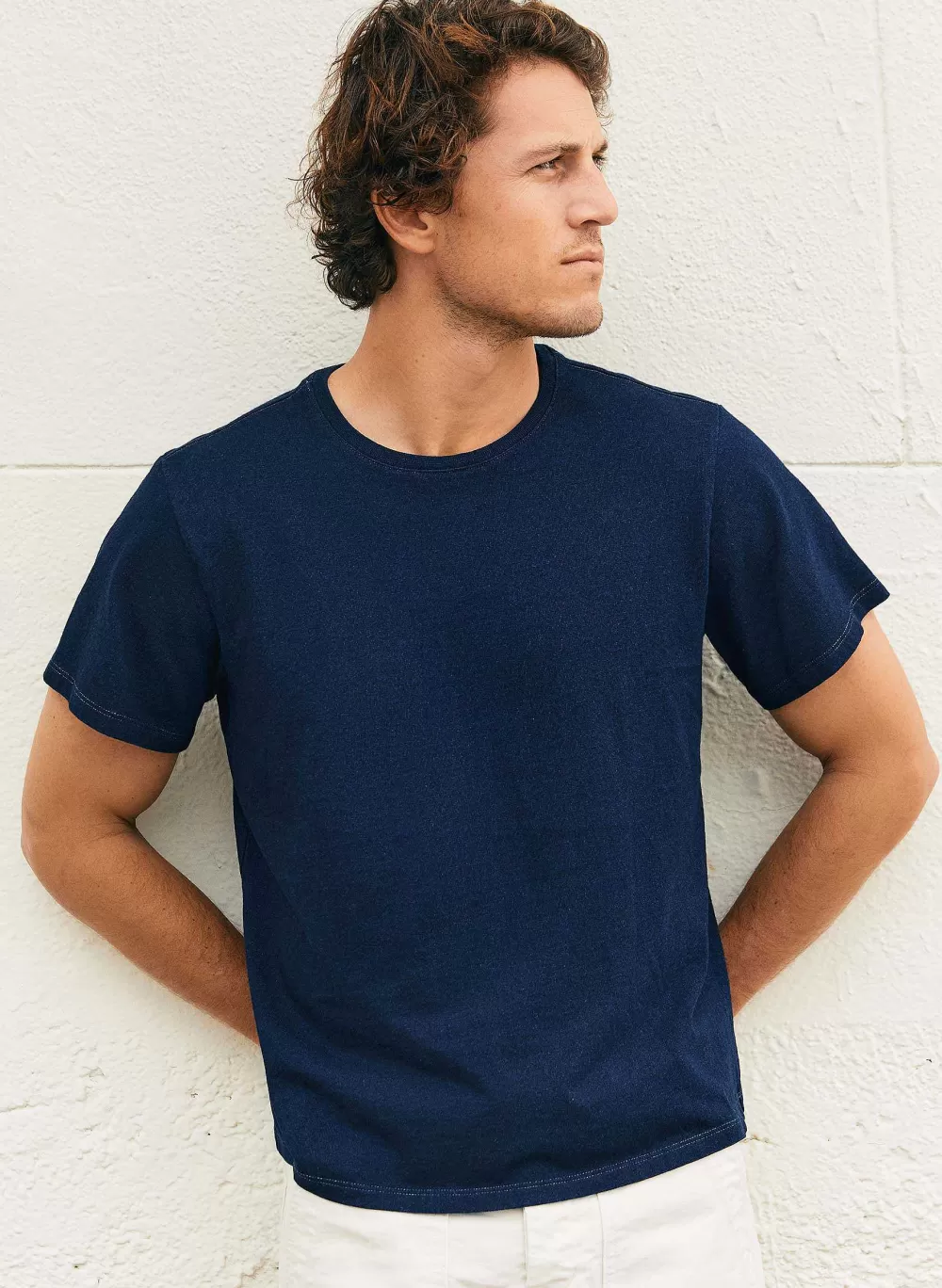 T-Shirts^imogene+willie Knit Indigo Crew