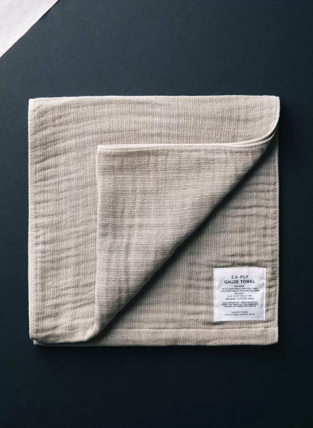 Home & Scent^imogene+willie Morihata Gauze Towel In Beige