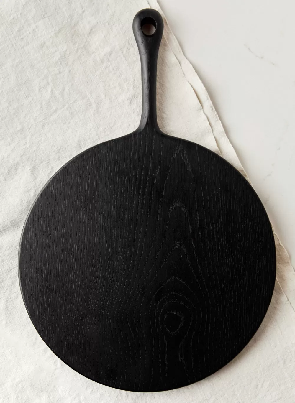 Home & Scent^imogene+willie Round Solid Black Oak Serving Board