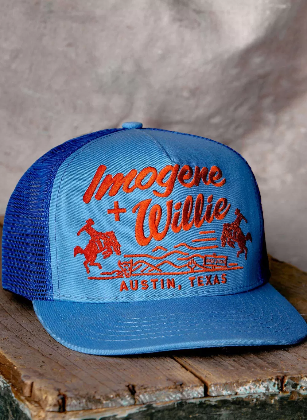 Accessories^imogene+willie The "Bronco" Trucker In Blue