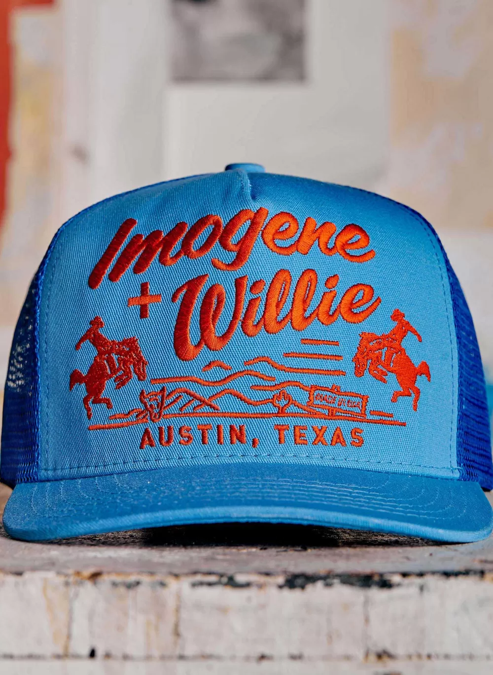 Accessories^imogene+willie The "Bronco" Trucker In Blue