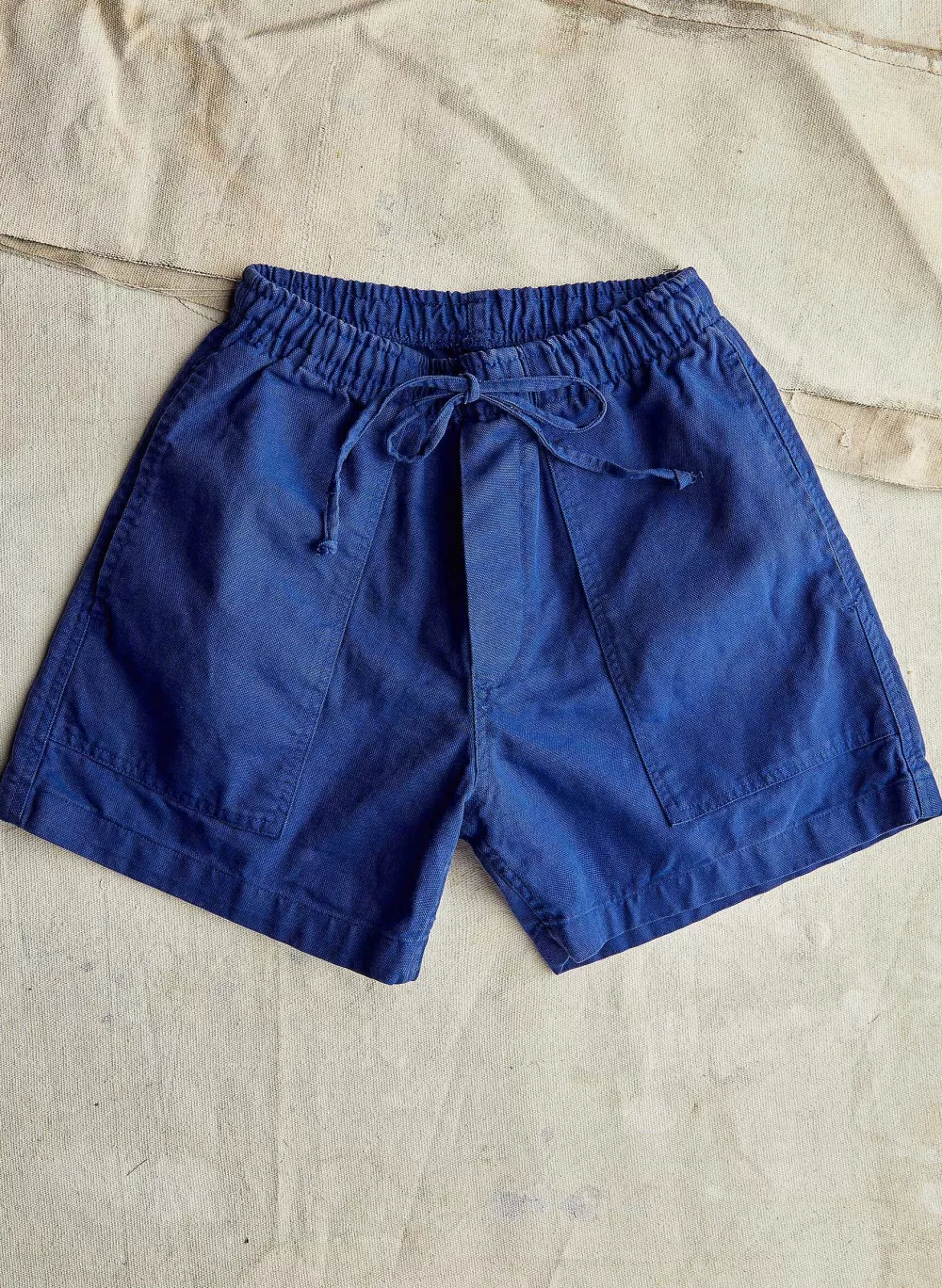 Pants & Shorts^imogene+willie The Canvas Lounge Short In Klein Blue