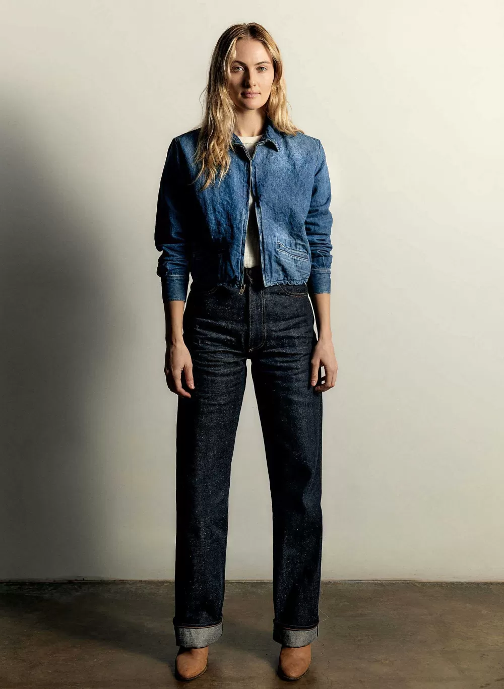 Jackets^imogene+willie The Cropped Denim Souvenir Jacket