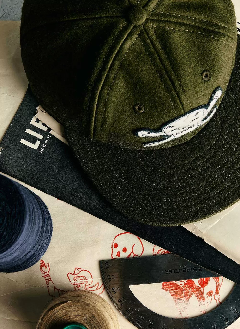 Accessories^imogene+willie The "Hellcats" Cap In Olive