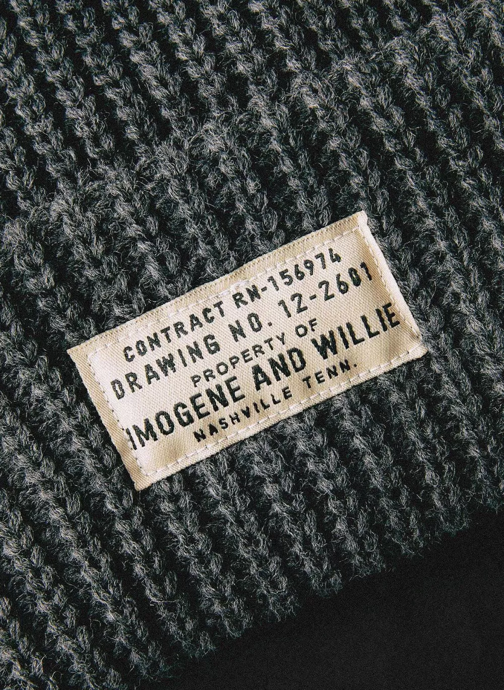 Accessories^imogene+willie The I+W Grey Rib Cap