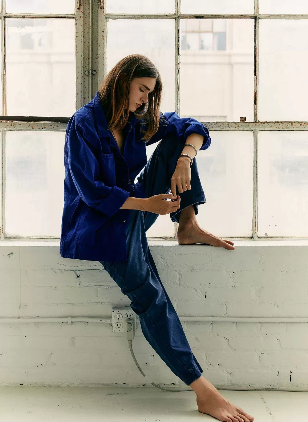 Jackets^imogene+willie The Painters Coat In Klein Blue