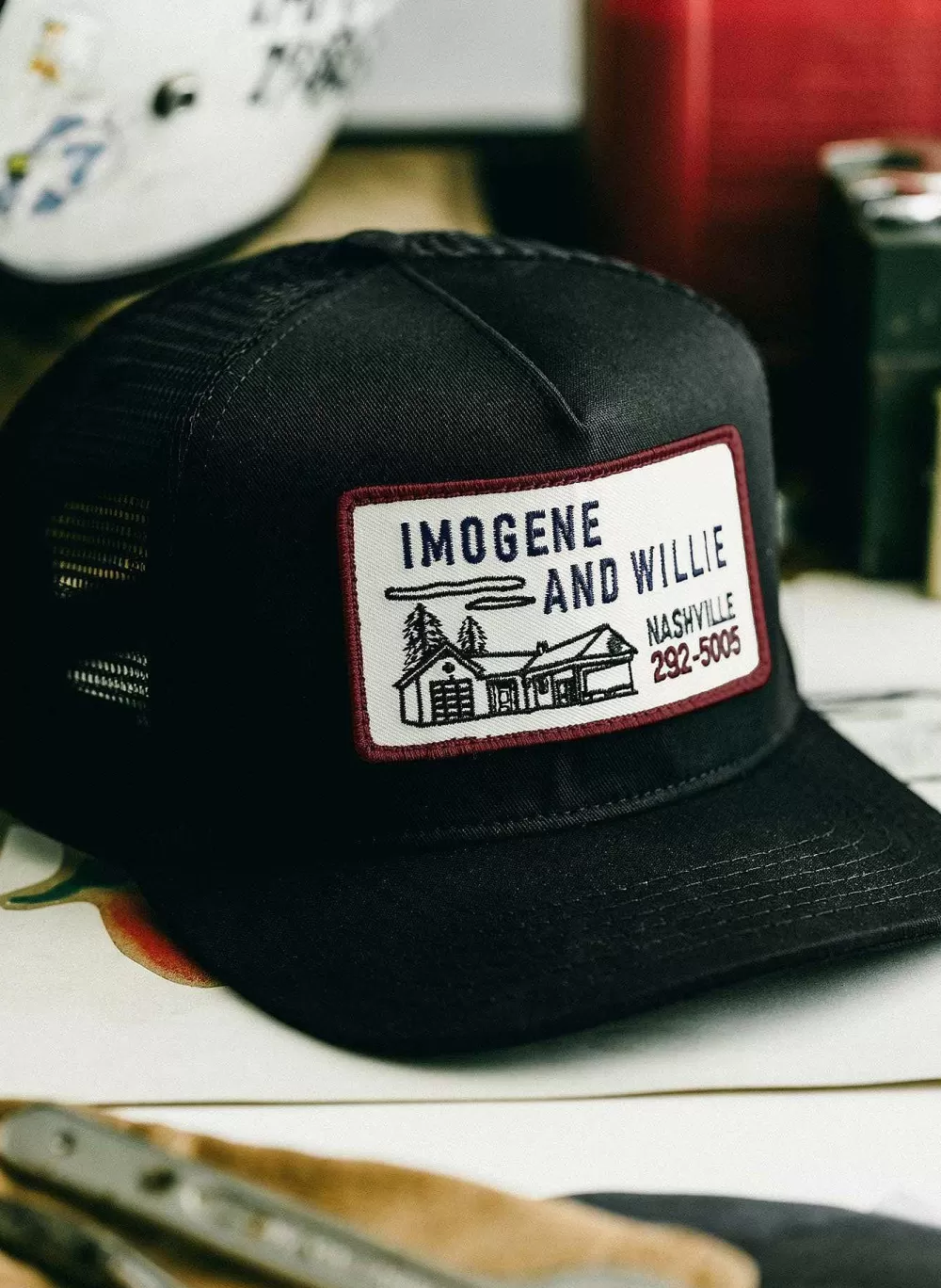 Accessories^imogene+willie The "Service Station" Trucker In Black