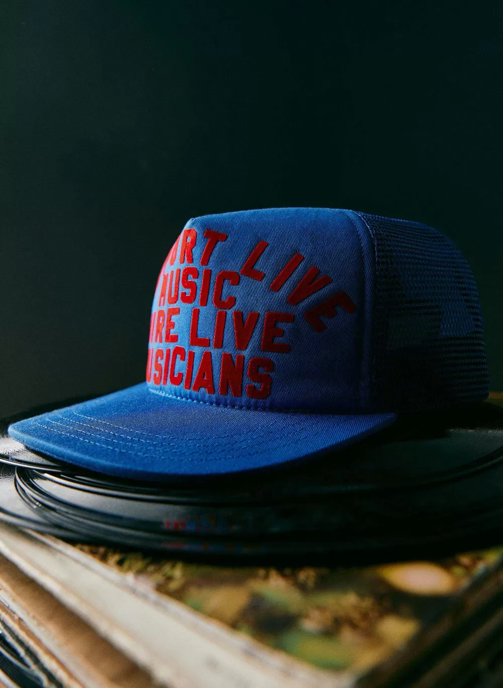 Accessories^imogene+willie The "Support Live Music" Trucker In Blue